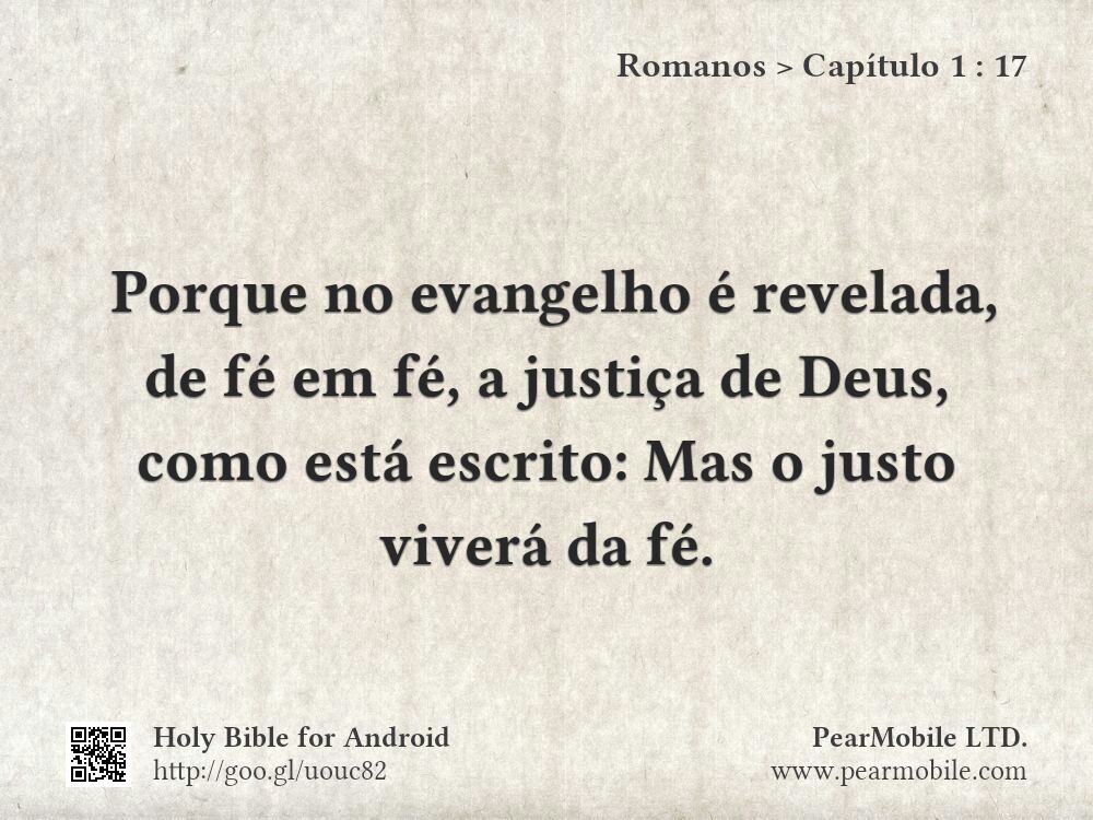 Romanos, Capítulo 1:17